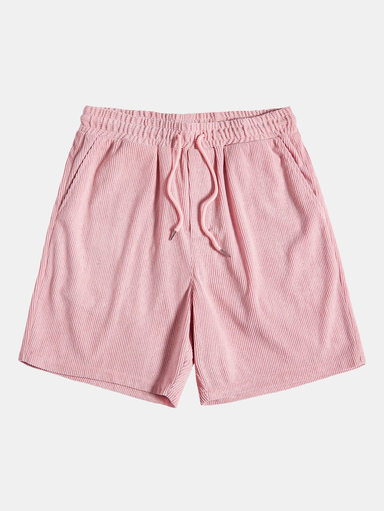 Short-Sleeved Corduroy Button Up Shirt & Shorts