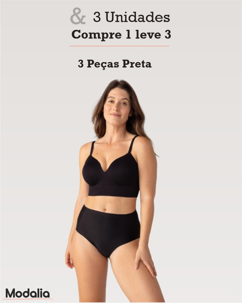 SUTIÃ MODELADOR LIBELLE (COMPRE 1 LEVE 3)