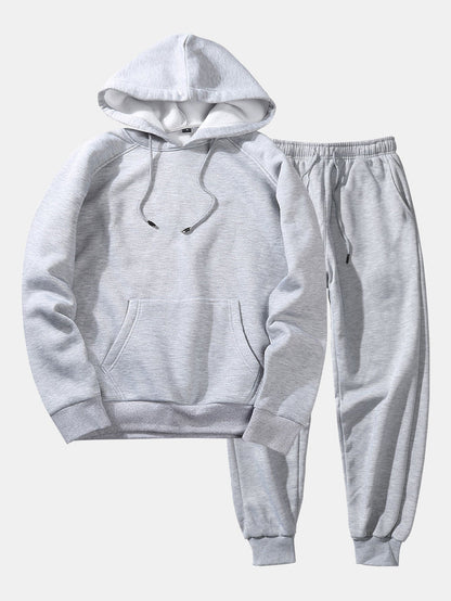 Basic Raglan Hoodies & Jogger Pants