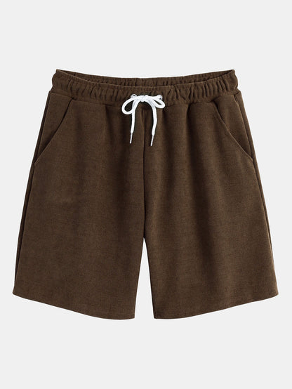 Dropped Shoulder Corduroy T-Shirt & Shorts