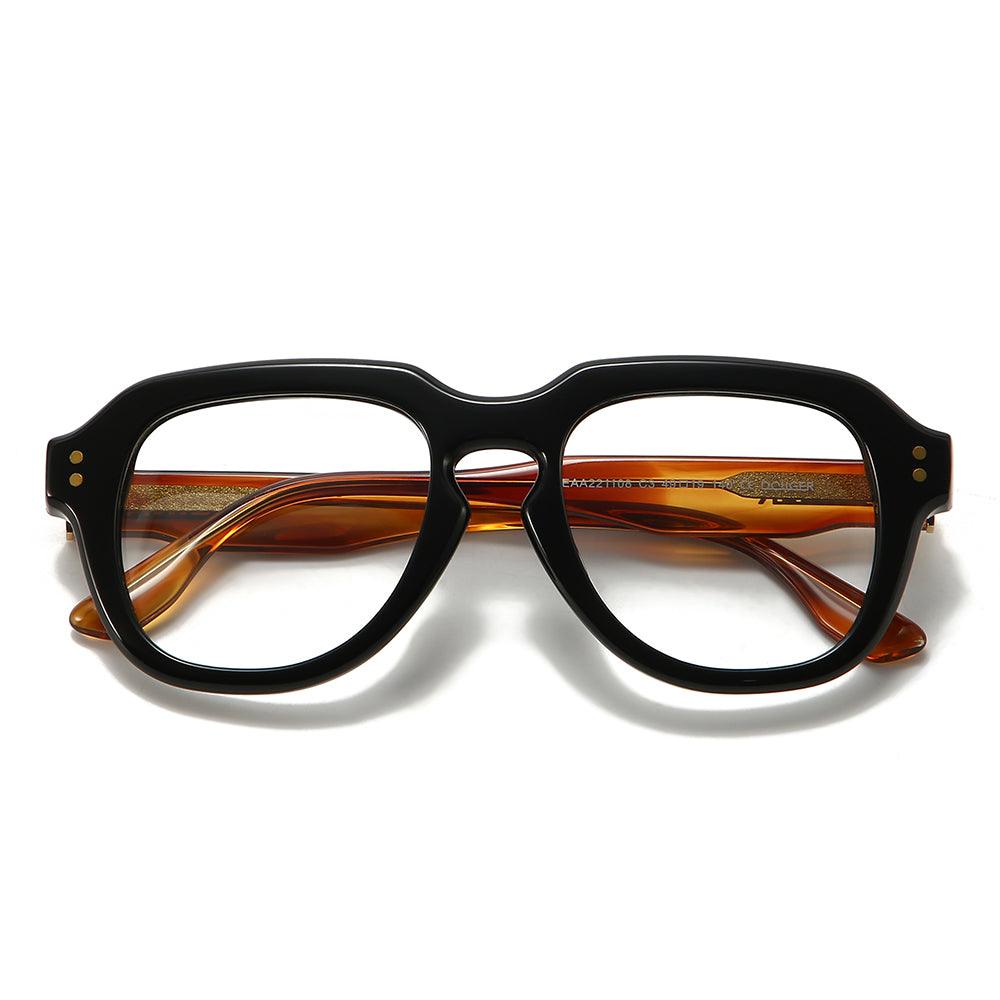 Dollger Round Cognac Eyeglasses - MyDollger