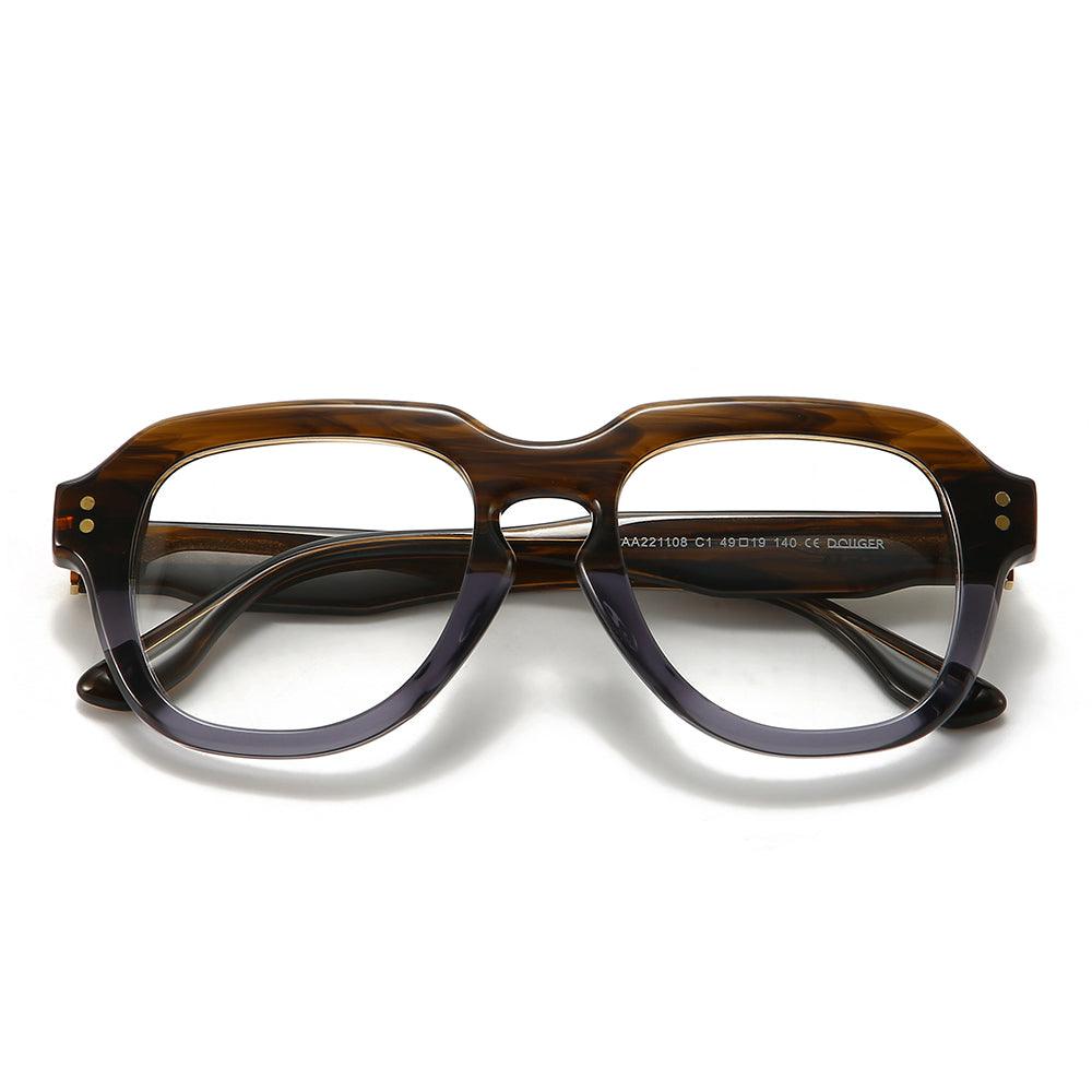 Dollger Round Cognac Eyeglasses - MyDollger