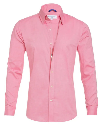 Oxford Stretch Zip Shirt