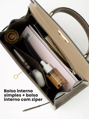 Bolsa Classic Média Couro Legítimo Madri