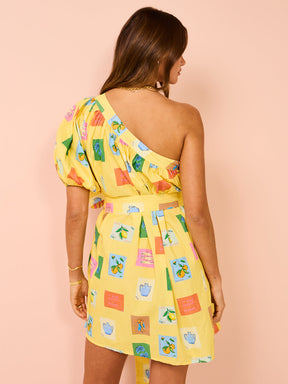 Vestido Frutas Um Ombro®