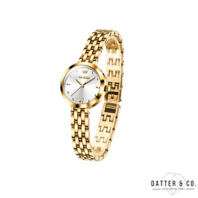 Relógio Feminino Veneza - Banhado a Ouro 18K