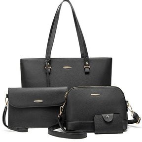 Conjunto Bolsa Feminina com Grande Capacidade - Kit com 4