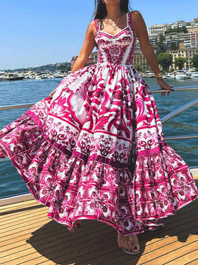 Vestido Longo Floral - Brisa - Primavera Verão