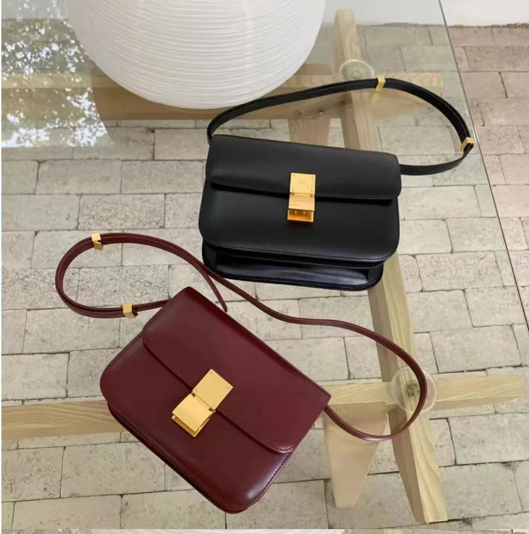 Bolsa Feminina Pequena Crossbody em Couro - Moderna Benna