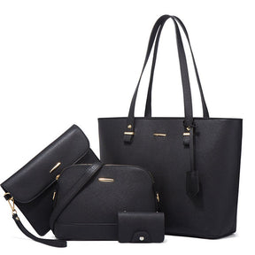 Conjunto Bolsa Feminina com Grande Capacidade - Kit com 4