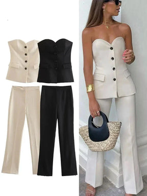 Conjunto Feminino Alfaiataria Moderna Mayne