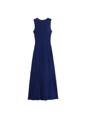 Vestido Midi Elegante Moderna Celine