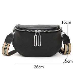 Bolsa Shoulder Bag Couro Legítimo Poly