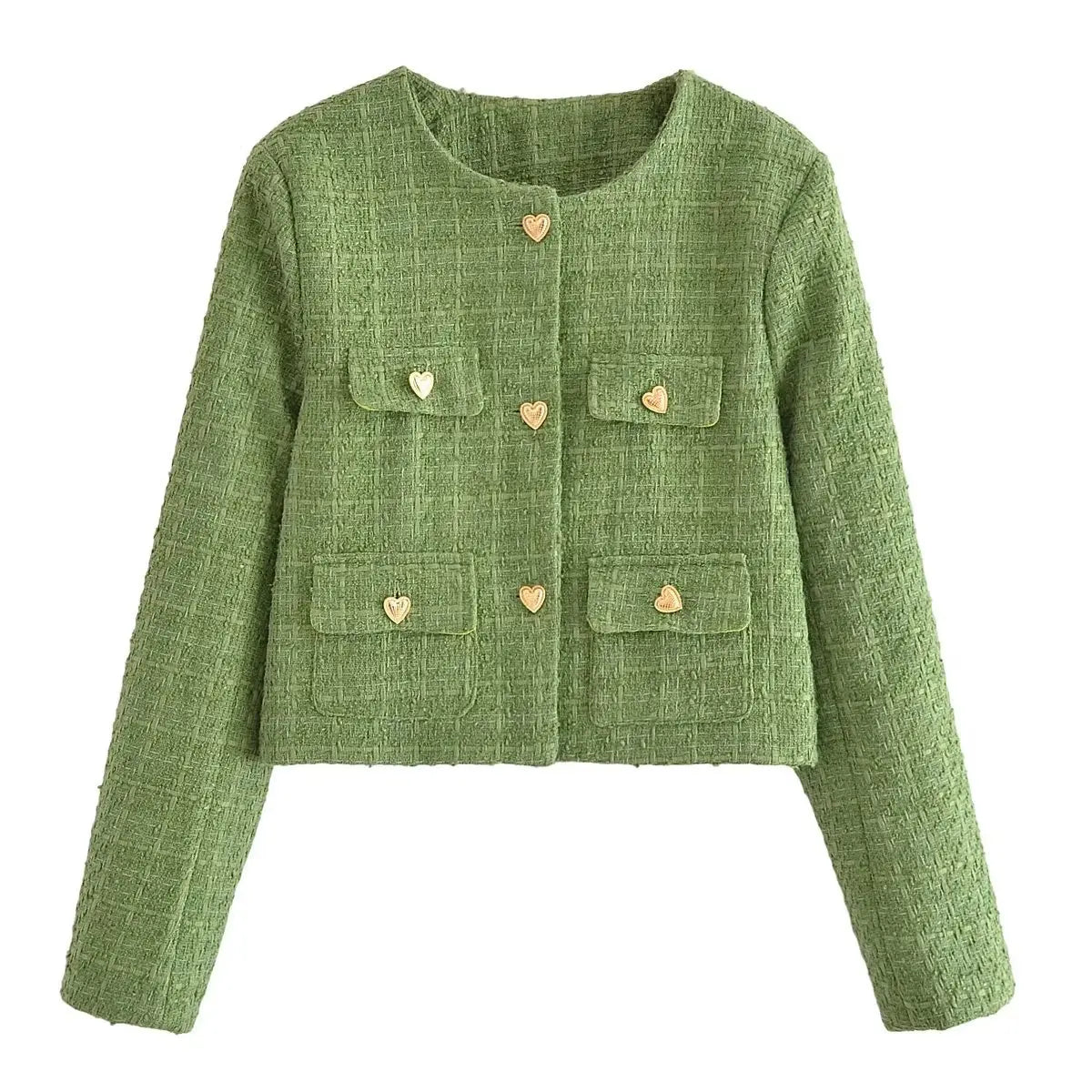 Conjunto Feminino Tweed Moderna Jade