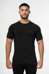 THE MUSCLE BASIC T-SHIRT - BLACK