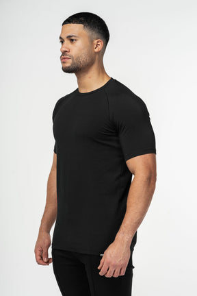 THE MUSCLE BASIC T-SHIRT - BLACK