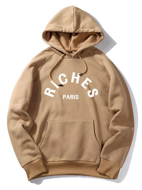 Rich Paris Print Hoodie & Jogger Pants