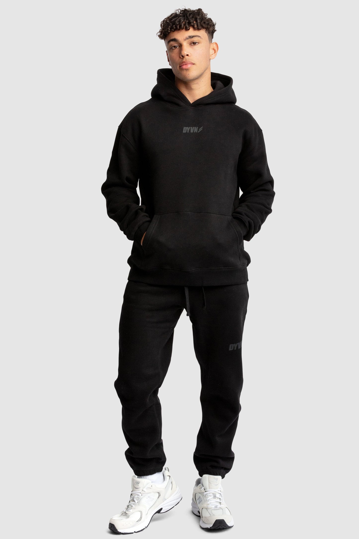 Men's Black Relaxed Fit Hoodie