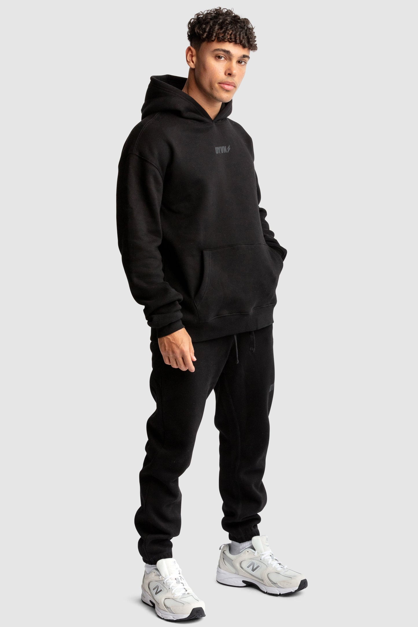 Men's Black Relaxed Fit Hoodie