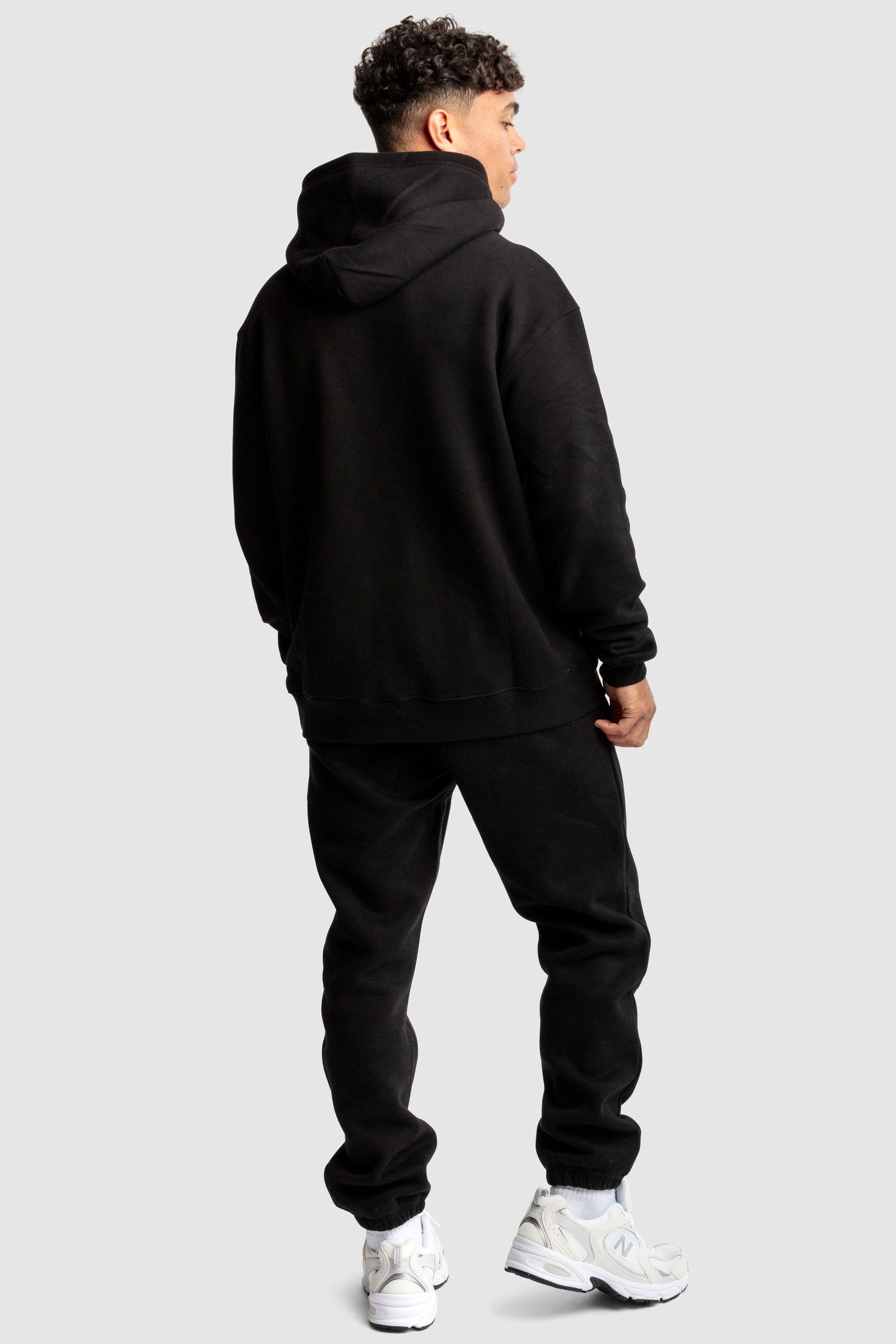 Men's Black Relaxed Fit Hoodie