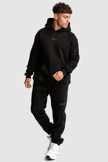 Men's Black Relaxed Fit Hoodie