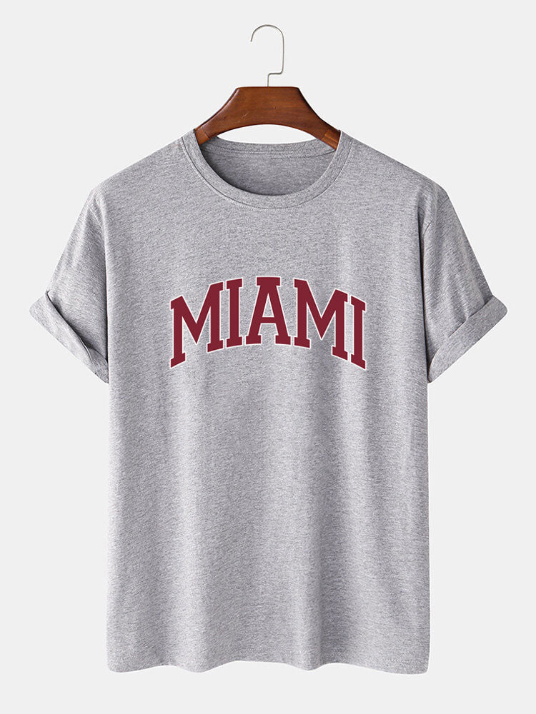 Miami Print T-Shirt & Swim Shorts