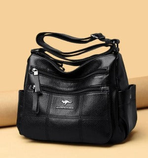 Bolsa Feminina Couro Legítimo Perin + Brinde Exclusivo zhuijia - MIBA